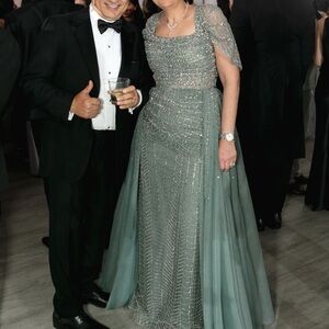 Elegant Beaded Evening Gown